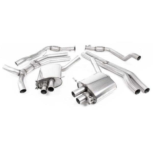 Milltek Cat-back Audi A4 2.0 TFSI B7 quattro and DTM