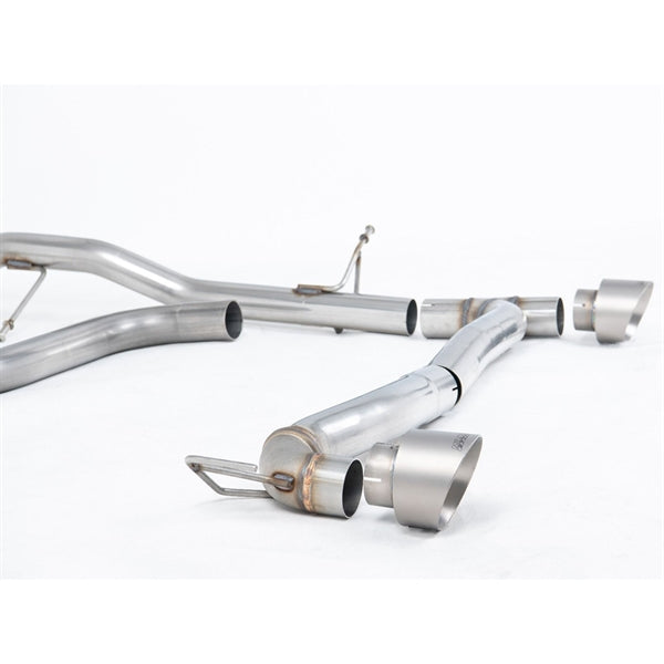 Milltek Cat-back Ford Fiesta Mk8 1.0T EcoBoost ST-Line 3 & 5 Door (155ps Hybrid OPF/GPF Models Only) - Maxton Designs Dual Outl