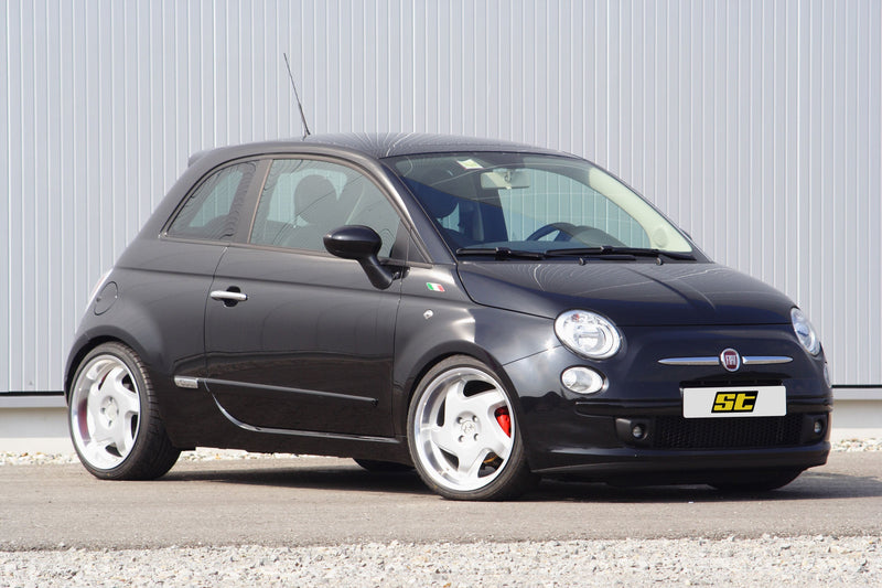 ST XA Gevindundervogn Fiat 500 Abarth 312 – monteret på bil 1