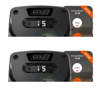 RaceChip GTS 5 med Bluetooth-app og Race Sport Eco-tilstande