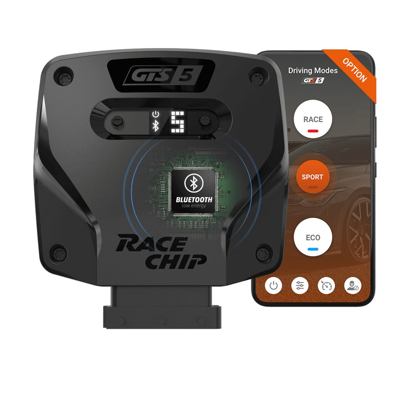RaceChip GTS 5 med Bluetooth-app og Race Sport Eco-tilstande